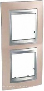 Фото Schneider Рамка Unica MGU66.004V.096 двопостова вертикальна