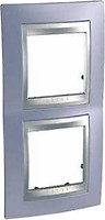 Фото Schneider Рамка Unica MGU66.004V.098 двопостова вертикальна
