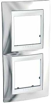 Фото Schneider Рамка Unica MGU66.004V.810 двопостова вертикальна