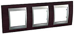 Фото Schneider Рамка Unica MGU66.006.0M3 трьохпостова горизонтальна