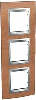 Фото Schneider Рамка Unica MGU66.006V.0M2 трьохпостова вертикальна