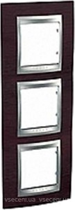 Фото Schneider Рамка Unica MGU66.006V.0M3 трьохпостова вертикальна