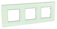 Фото Schneider Рамка Unica Quadro MGU2.706.17 трьохпостова