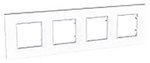 Фото Schneider Рамка Unica Quadro MGU2.708.17 чотирьохпостова