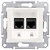 Фото Schneider Розетка Sedna SDN4600123 компьютерная