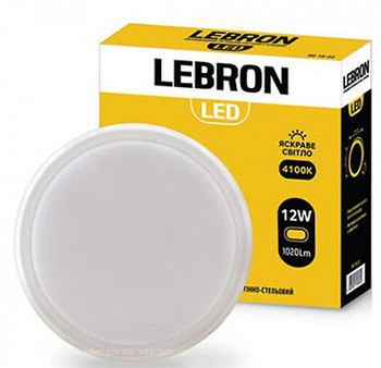 Фото Lebron L-WLR-S 12W 4100K (15-37-32)