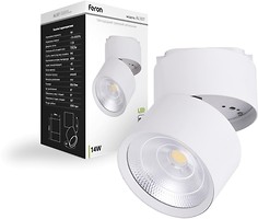 Фото Feron AL107 COB 14W IP40 4000K белый