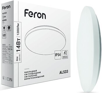 Фото Feron AL533 14W 6500K (40220)