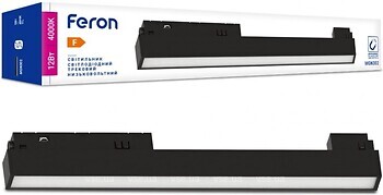 Фото Feron MGN302 12W 4000K чорний (41938)
