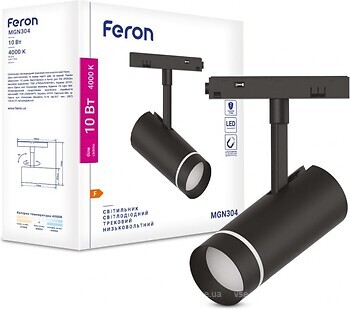 Фото Feron MGN304 10W 4000K чорний (41951)