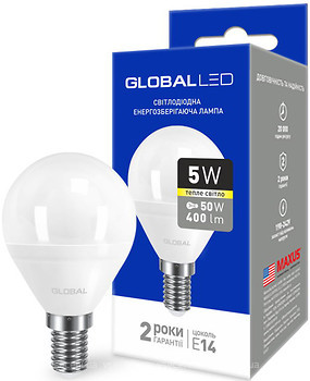 Фото Global G45 F 5W 3000K 220V E14 AP (1-GBL-143)