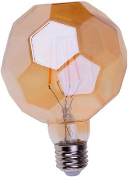 Фото Brille LED E27 6W WW LB COG Matte Gold (33-613)