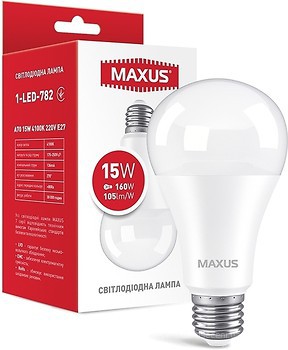 Фото Maxus A70 15W 4100K 220V E27 (1-LED-782)