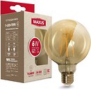 Фото Maxus LED Filament G95 7W 2200K E27 Amber (1-LED-7095)