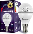 Фото Sirius Star G45 Crystal 6W 4000K E14 (3304)