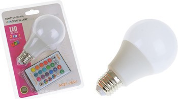 Фото Brille LED E27 10W RGB+W A70-R+DR (33-680)