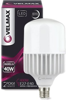 Фото Velmax led A100 40W 6500K E27/E40