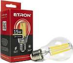 Фото Etron led filament A60 15W 4200K E27 Clear (1-EFP-104)