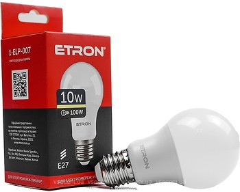 Фото Etron led A60 10W 3000K E27 (1-ELP-007)