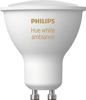 Фото Philips Hue 5W GU10 White Ambiance Single Bulb (8718699628673)