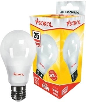 Фото Sokol led A60 7W 4100K E27 (89478)