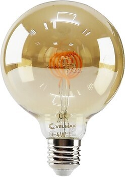 Фото Velmax filament led G95 4W 2700K E27 amber (21-46-54)