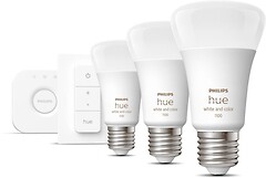 Фото Philips Hue 9W E27 White and Color Ambiance Starter Kit (8719514291355)