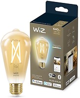 Фото Wiz Filament Smart ST64 7W 2000-5000K E27 amber (929003018701/8718699787233)