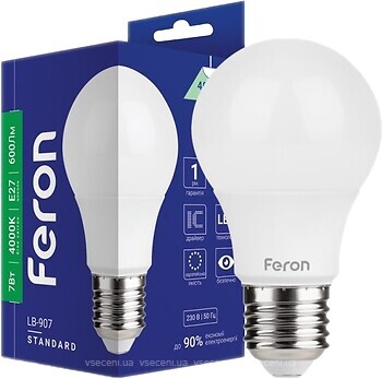 Фото Feron LB-907 A55 7W 4000K E27 (01796)