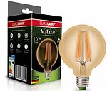 Фото Eurolamp Filament G95 12W 4000K deco E27 (LED-G95-12274(Amber))