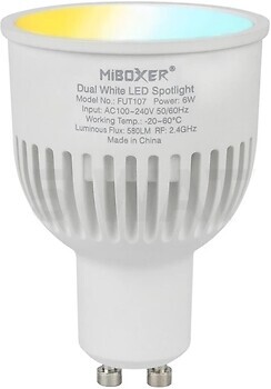 Фото Mi-Light MR16 6W 2700-6500K DIM GU10 (LL107-CCT)