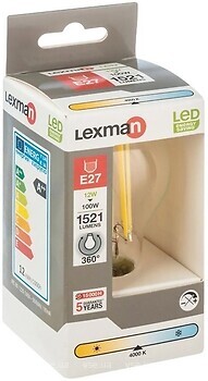 Фото Lexman A60 E27 11W 1521LM 4000K FIL (824439)