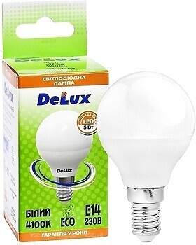 Фото Delux BL50P 5W 4100K E27 Набір 3 шт (90019878)