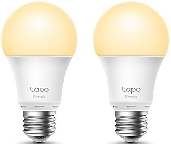 Фото TP-Link Tapo 8.7W 2700K E27 Dim L510E Набір 2 шт
