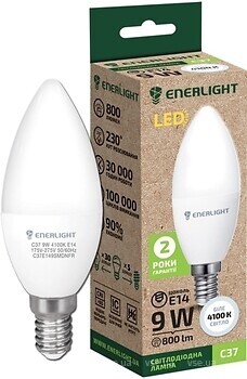 Фото Enerlight C37 9W 4100K E14 Набір 3 шт