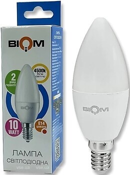Фото BIOM BT-708 C37 10W E14 4500K (00-00023983)