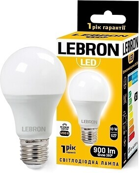 Фото Lebron L-A60 10W E27 4100K (11-11-82)