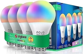 Фото Nous P3Z Smart ZigBee Bulb RGB E27 Набір 4 шт