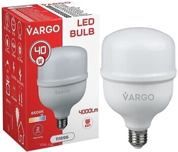 Фото Vargo 40W E27 6500K (111896)