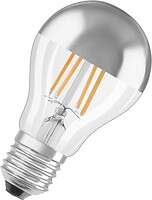 Фото Osram A50 Filament Mirror Silver DIM 6.5W 827 E27 (4058075132917)
