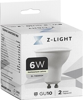 Фото Z-Light LED ZL1032 MR16 GU10 6W 4000K