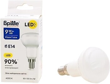 Фото Brille LED E14 9W NW R50 (33-756)