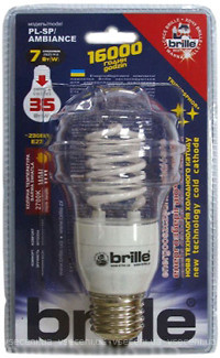 Фото Brille PL-SP 7W/864 E14 Ambiance Cold Cathode Blister Br Набір 2 шт (126913-2)