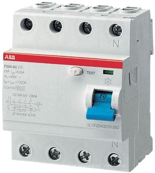 Фото ABB F204 AC-25/0.03 (2CSF204001R1250)