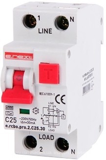 Фото E.Next e.rcbo.pro.2.C25.30 (p0720010)