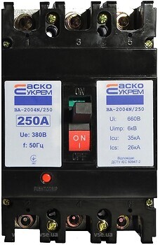 Фото АсКо-УкрЕМ ВА-2004N/250 3p 250A (A0010040070)