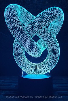 Фото 3D Toys Lamp Стрічка Мебіуса 1