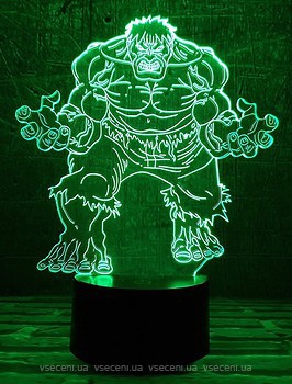 Фото 3D Toys Lamp Халк
