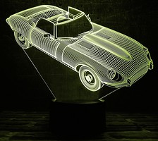 Фото 3D Toys Lamp Автомобіль 2