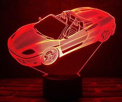 Фото 3D Toys Lamp Автомобиль 3